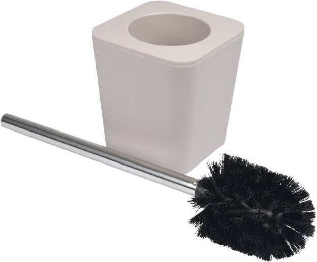 Coppens Toiletborstel in kunststof houder taupe