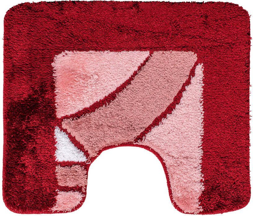 Coppens Wicotex toiletmat 50 x 60 cm bordeaux design