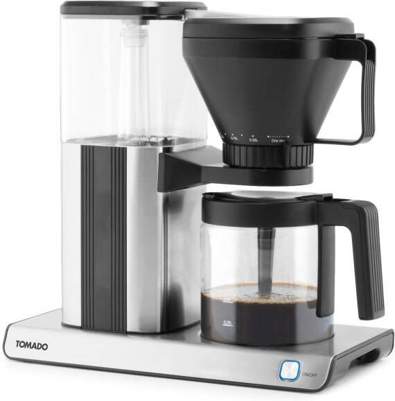 Tomado TCM1301S Koffiezetapparaat 1.25 L inhoud Filterkoffie RVS - Foto 2