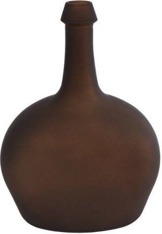 Coppens Vaas Graffa Victoria S mat bruin glas 19x14x26cm