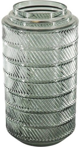 Coppens vaas patroon glas smokey