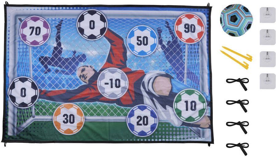 Coppens Voetbaldoel schietspel 10 delig