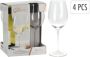 Merkloos Sans marque Wijnglazen set 4x stuks glas transparant 410 ml - Thumbnail 2