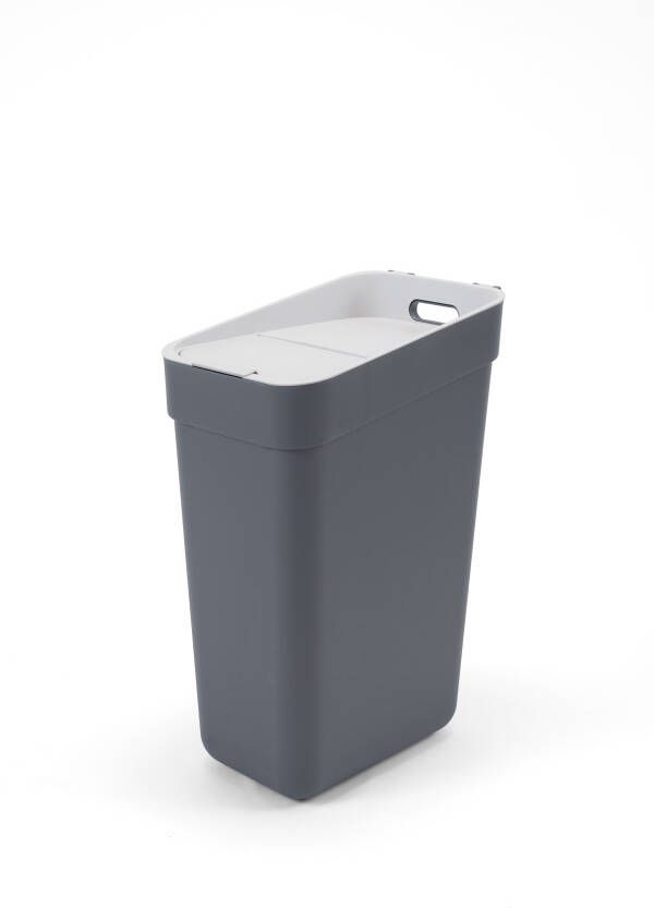 Curver ready to collect prullenbak 30 liter donkergrijs-lichtgrijs - Foto 3