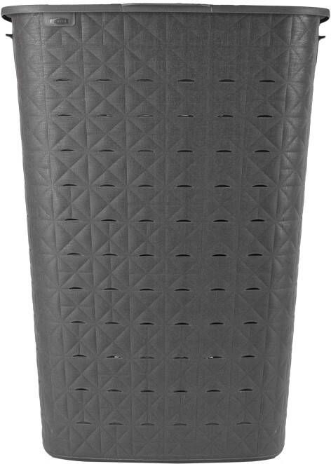 Curver Softex Wasmand Met Deksel 56 liter Antraciet - Foto 2