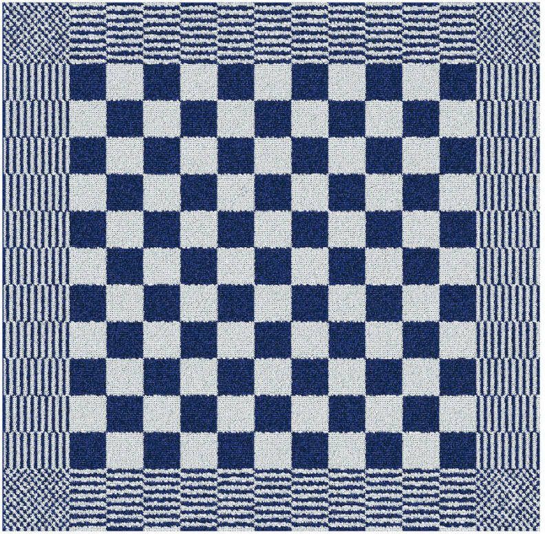 DDDDD Barbeque 6x Keukendoek Set van 6 stuks Keukenhanddoeken 50x55cm Blauw - Foto 2