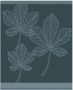 DDDDD Leaves Keukendoek Set van 6 Katoen Plantenprint 50x55 cm Badstof Blauw - Thumbnail 2