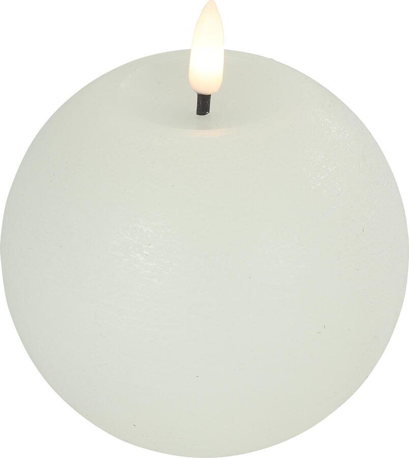 Decostar Countryfield Bolkaars rustiek LED rond Lyon M wit hoogte 11 x 10 cm