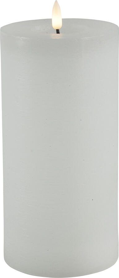 Decostar Countryfield Stompkaars rustiek LED rond Lyon L wit hoogte 20 x 10 cm