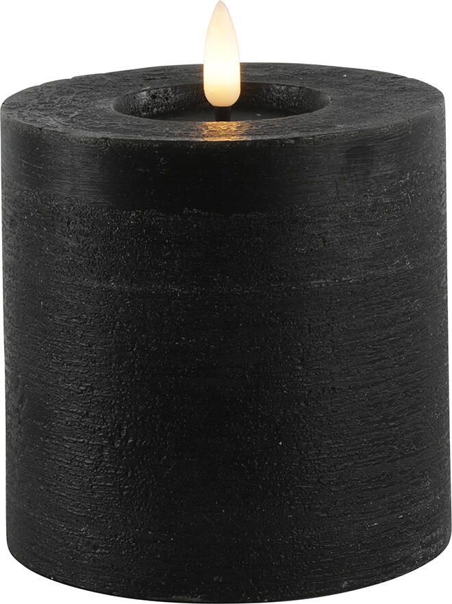 Decostar Countryfield Stompkaars rustiek LED rond Lyon S zwart hoogte 10 x 10 cm