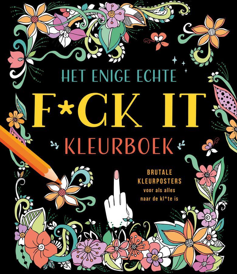 Deltas Het enige echte f*ck it kleurboek