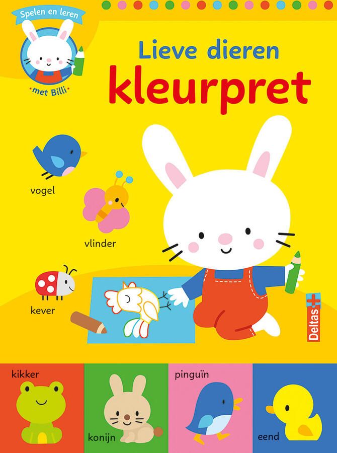 Deltas Lieve dieren kleurpret spelen en leren met Billi