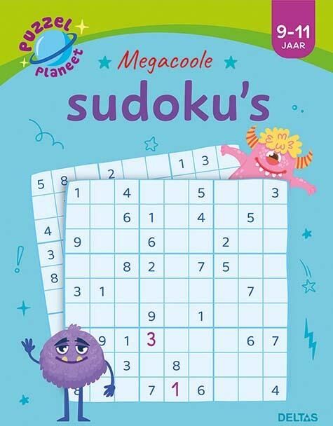 Deltas Puzzelplaneet megacoole sudoku's (9-11 j.)