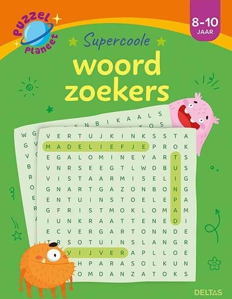 Deltas Puzzelplaneet supercoole woordzoekers (8-10 j.)