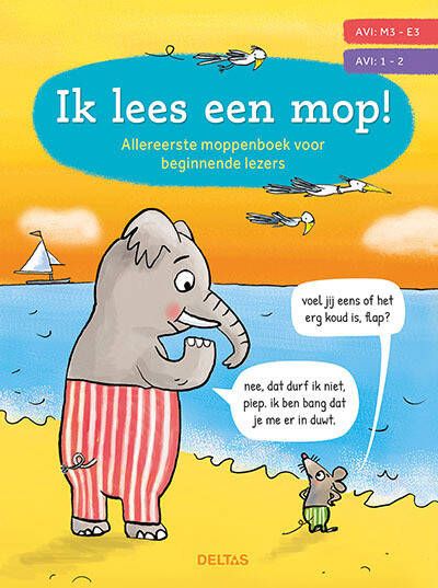 Deltas Ik lees een mop! Allereerste moppenboek voor beginnende lezers (AVI: M3-E3 AVI 1-2