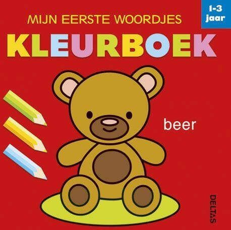 Deltas Mijn eerste woordjes kleurboek (1-3 j.)