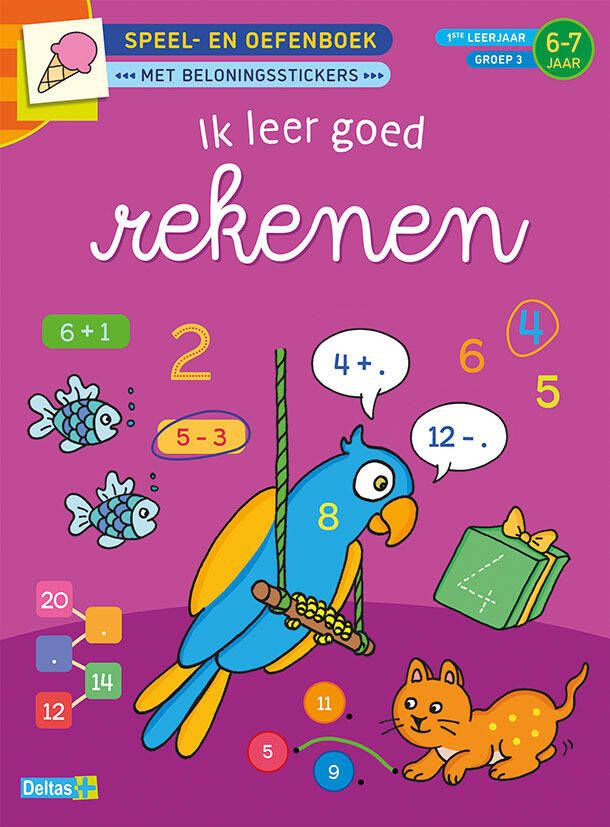 Deltas Speel- en oefenboek met beloningsstickers (6-7 j.) Ik leer goed rekenen