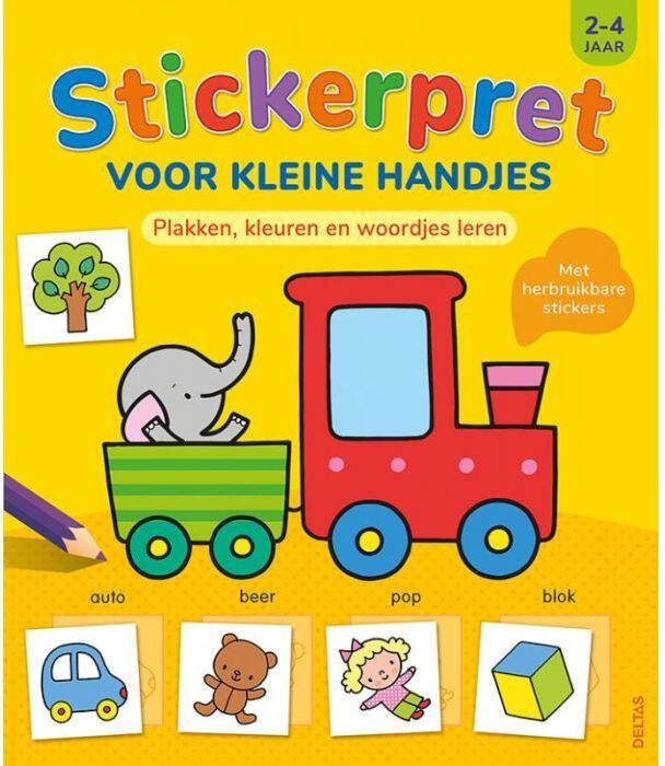 Deltas Stickerpret voor kleine handjes (2-4 j.)