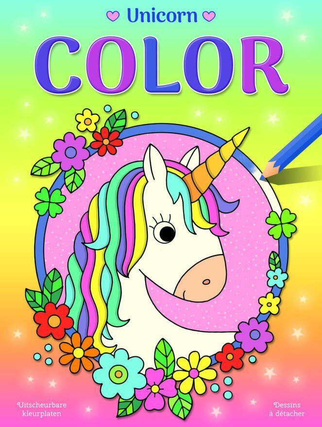 Deltas Unicorns Color kleurblok