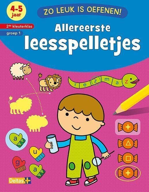 Deltas Zo leuk is oefenen. Allereerste leesspelletjes 4-5 jaar