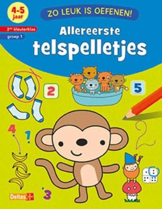 Deltas Zo leuk is oefenen. Allereerste telspelletjes 4-5 jaar