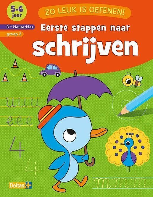 Deltas Zo leuk is oefenen. Eerste stappen naar schrijven 5-6 jaar