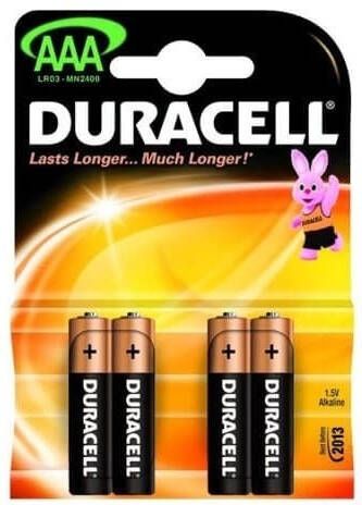 Duracell basic AAA blister 4