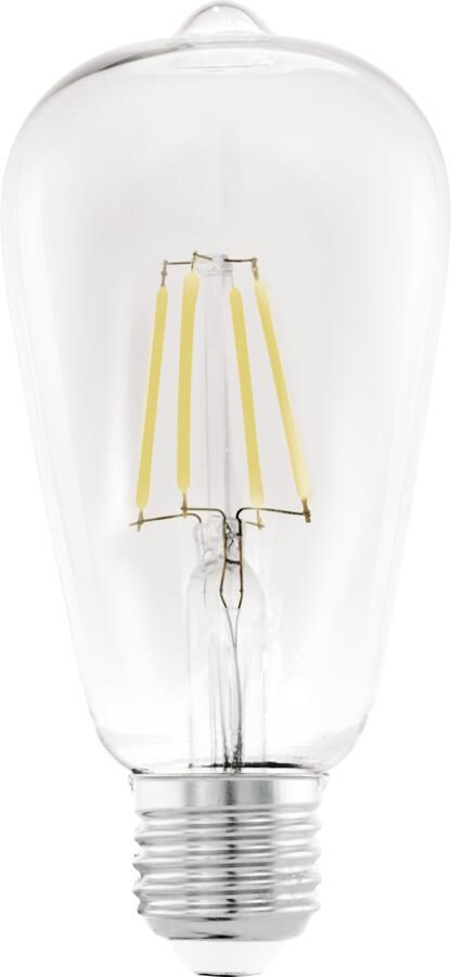 EGLO Ledfilamentlamp Edison D9 5cm Warm Wit E27 7w