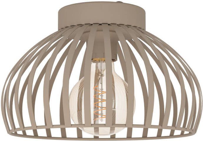 EGLO Mogano 3 Plafondlamp E27 Ø 28 cm Zandkleur Staal