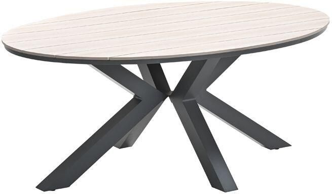 Garden Impressions Garden Impression Edison tafel 180x115cm ovaal vironwood