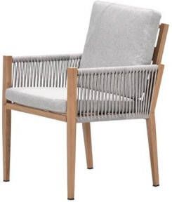 Garden Impressions Sardinia dining tuinstoel teak look rope zand
