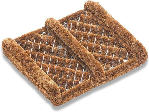 Hamat cocosbuitenmat Draco schoenveger 30x36