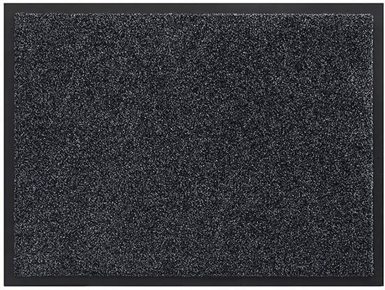 Hamat schoonloopmat briljant antraciet 60x80cm