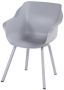 Hartman Sophie armchair tuinstoel met armleuning Lichtgrijs set van 2 lichtgrijs element onderstel - Thumbnail 2