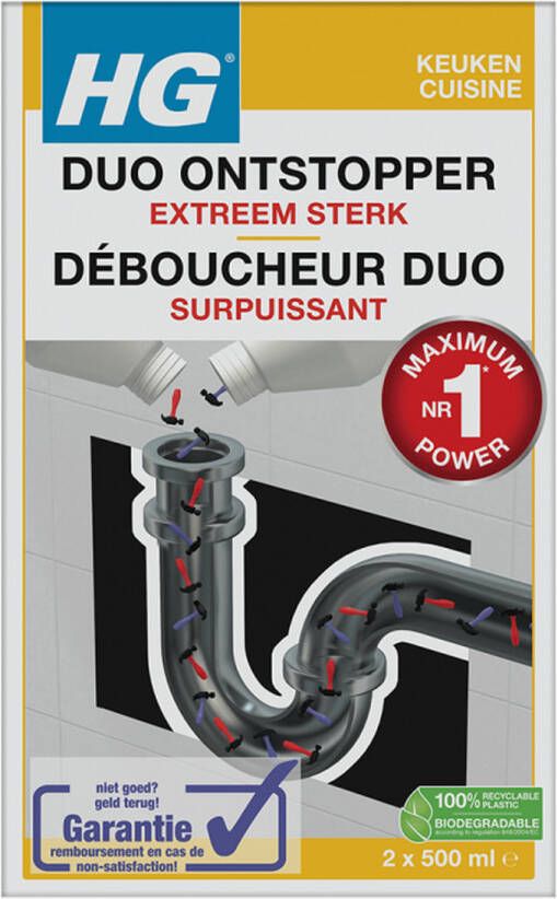 Hg duo ontstopper extreem sterk