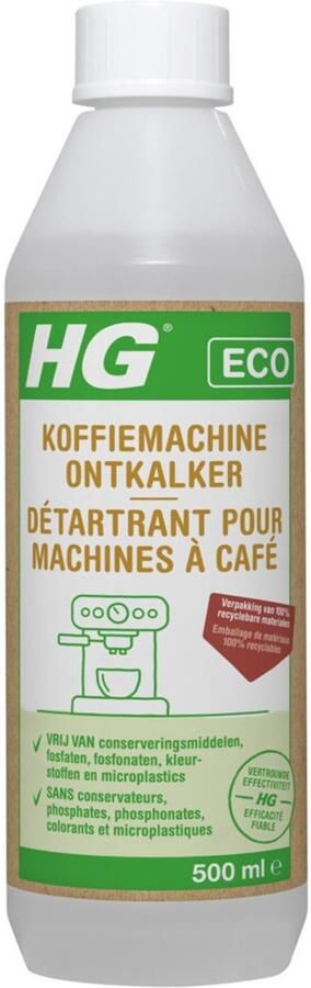 Hg eco koffiemachine ontkalker citroenzuur