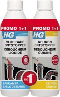 Hg Krimp folie vloeibare ontstopper + keukenontstopper 500ml