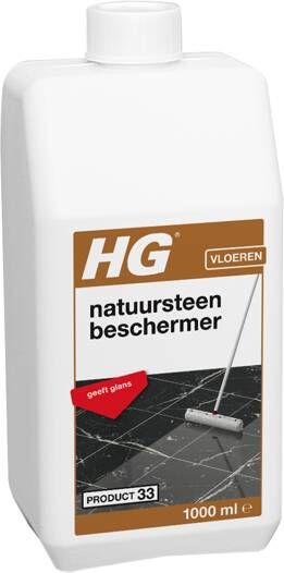 Hg Natuursteen beschermfilm met glans (shine finish).