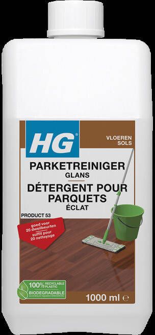 Hg parketreiniger glans 1 liter product 53