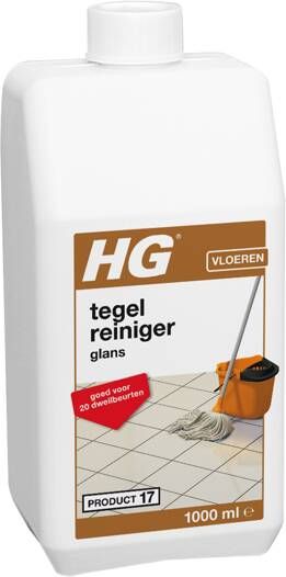 Hg Tegelreiniger glansherstellend (vloerfris) ( product 17) 1 Liter.