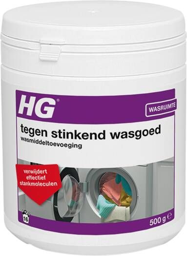 Hg tegen stinkend wasgoed wasmiddeltoevoeging