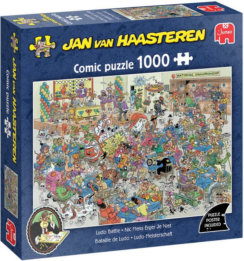 Jan van Haasteren Jumbo NK mens erger je niet 1000 stukjes
