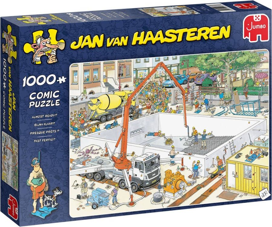 Jan van Haasteren Jumbo puzzel 1000 stukjes Bijna klaar