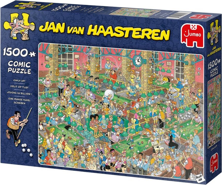 Jan van Haasteren Jumbo puzzel 1500 stukjes krijt op tijd