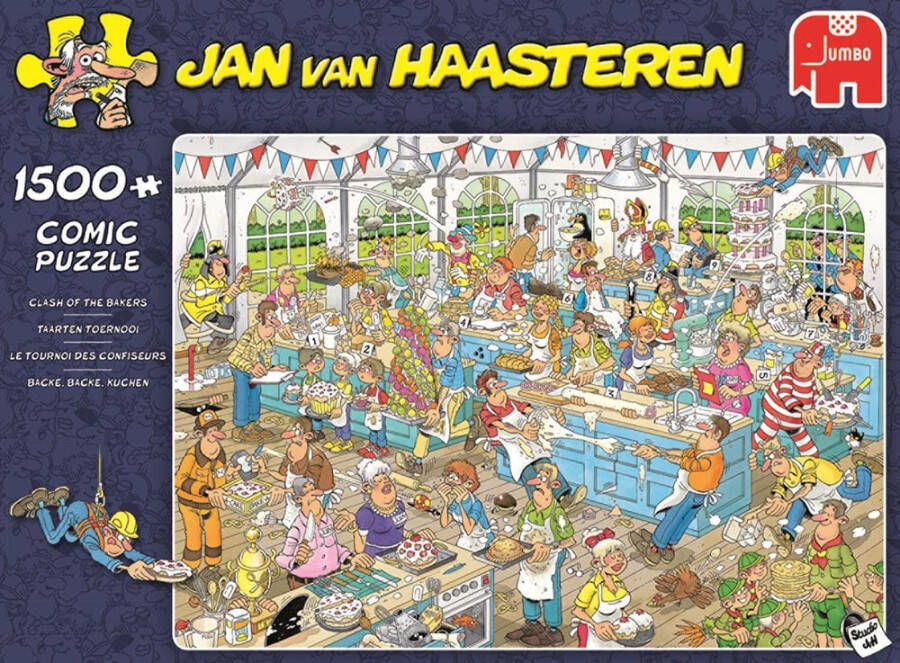 Jan van Haasteren Jumbo puzzel 1500 stukjes Taarten Toernooi