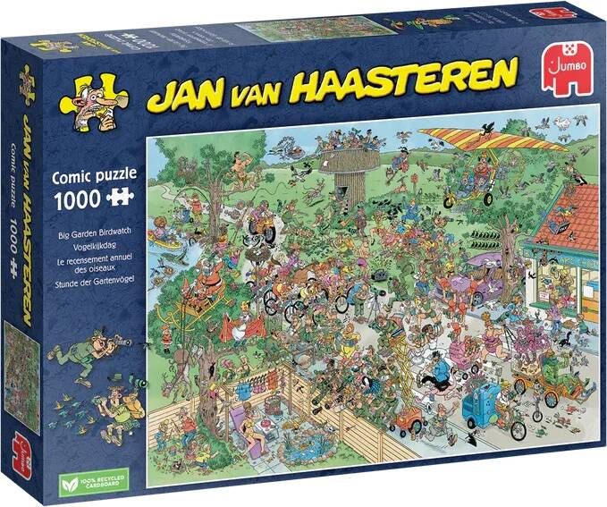 Jumbo Jan van Haasteren De Grote Vogelkijkdag Puzzel Bordspel Blauw