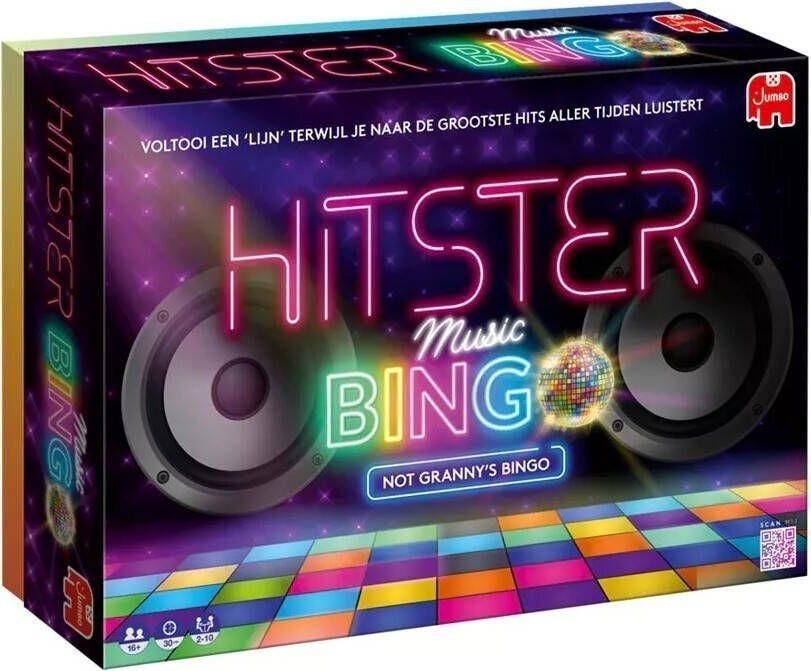 Jumbo Hitster Bingo Nederlandstalig Partyspel Actiespel