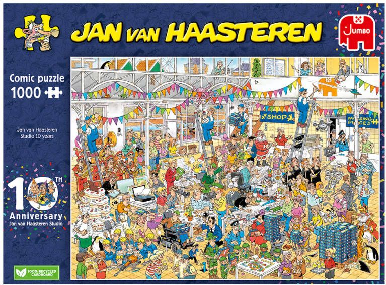 Jumbo Jan van Haasteren 1000 stukjes studio 10 years