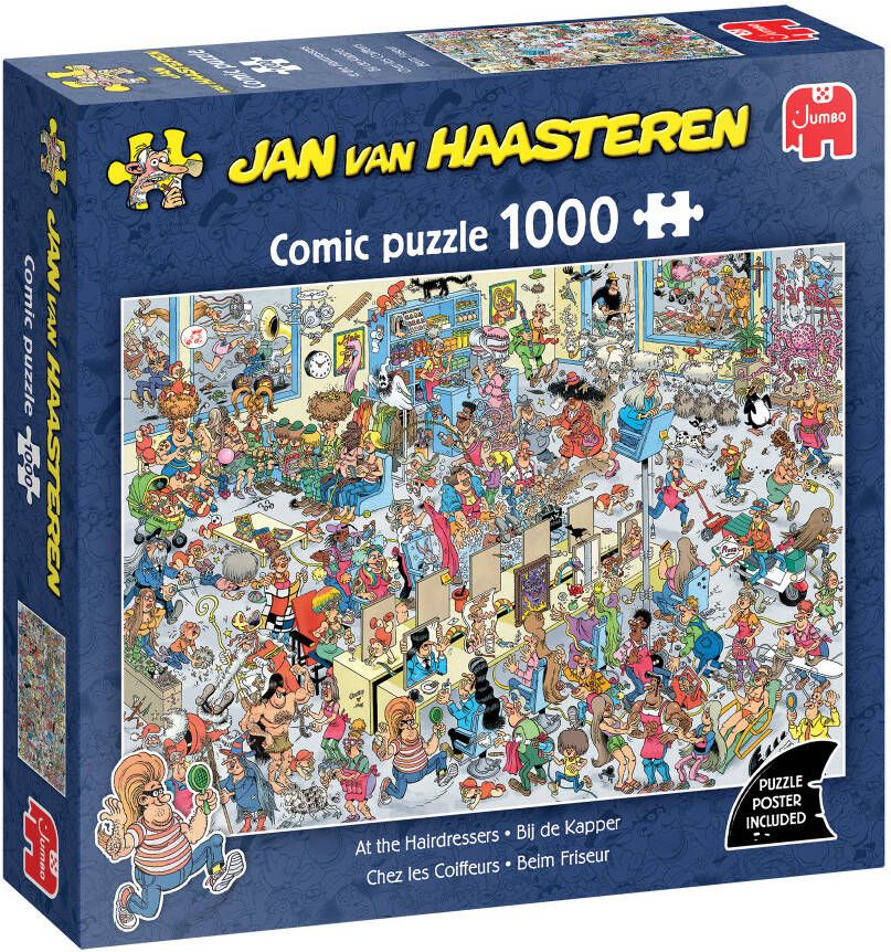 Jan van Haasteren bij de kapper legpuzzel 1000 stukjes