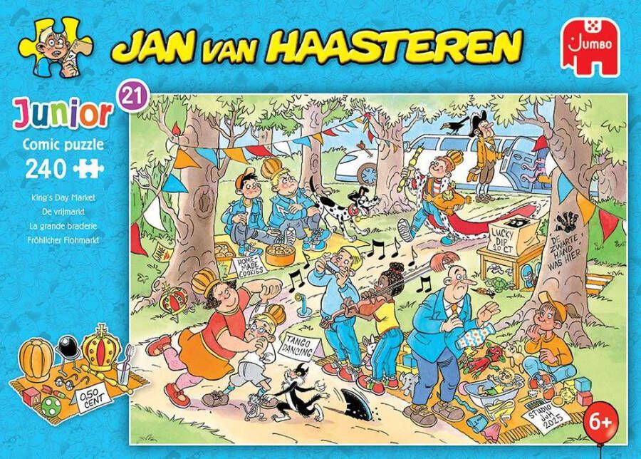 Jumbo Jan van Haasteren Junior 21 De vrijmarkt 240 stukjes